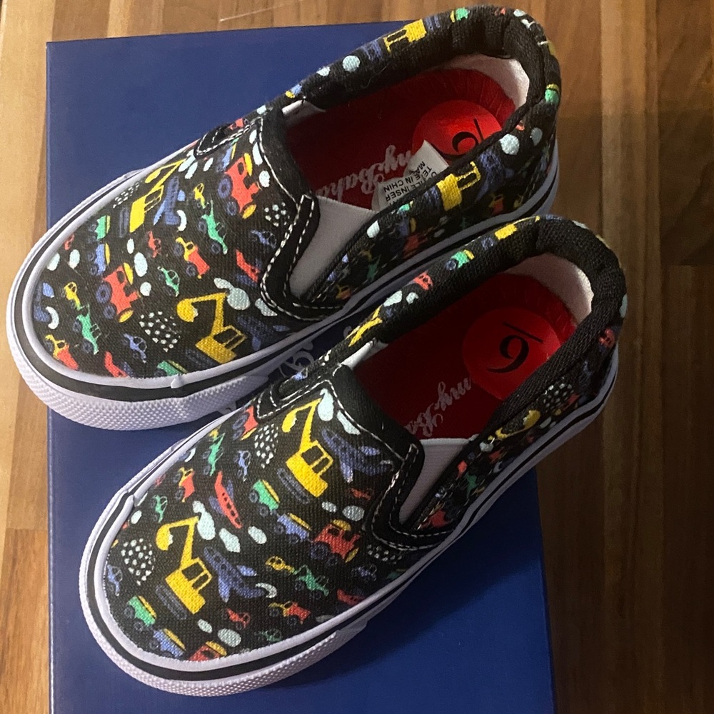 Tommy Bahama Kids Black Multicolor Heavy equipment Slip-On Sneakers